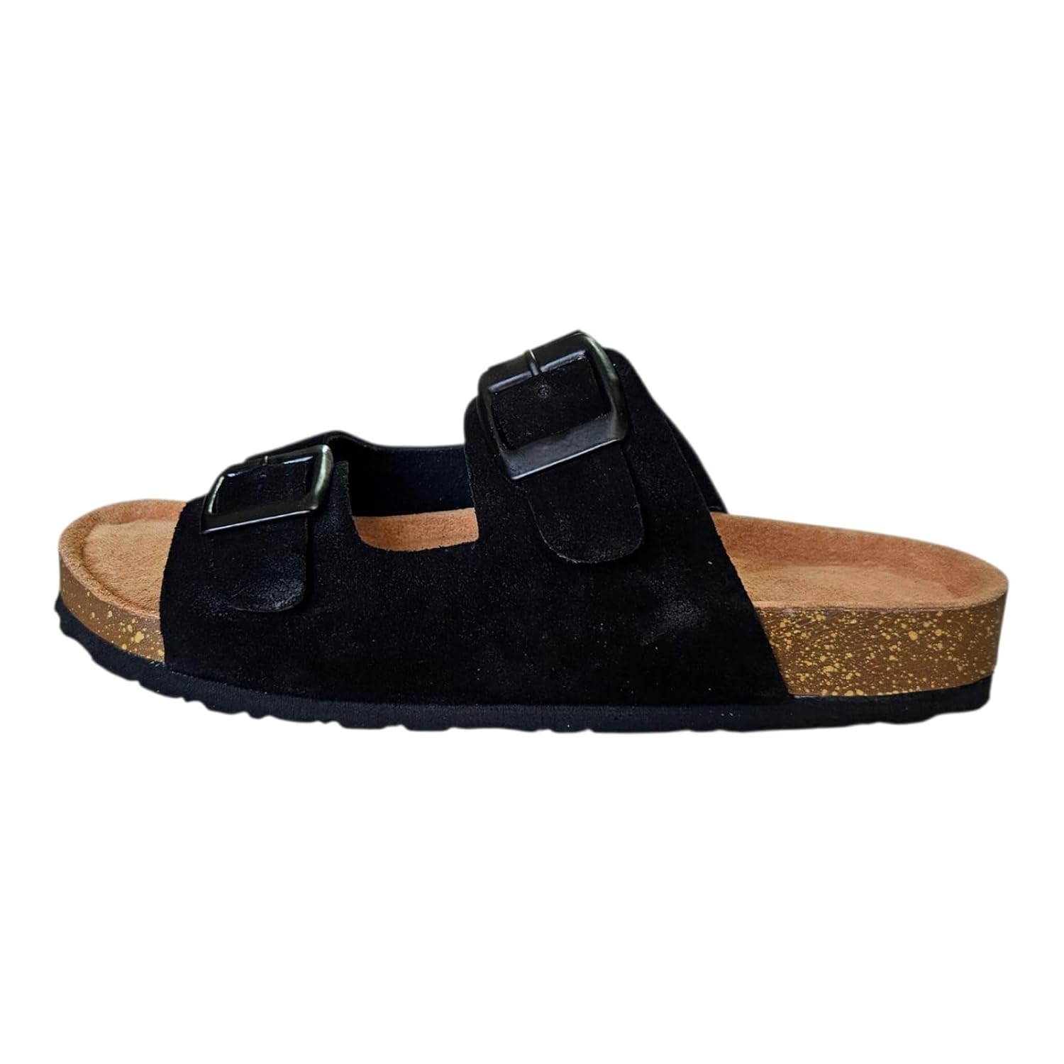 Men Suede Leather Sandals | Cushioned Footbed | Comfortable | Casual Slip-on Slippers - Image 5